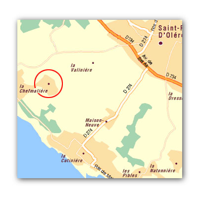 Carte : St Pierre d'Ol&eacute;ron